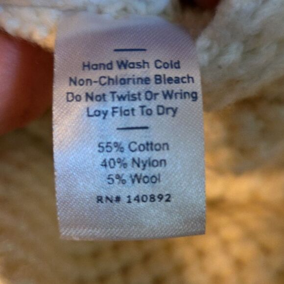 MARINE LAYER Delaney Pullover‎ in Off White Womens Size Small - Picture 7 of 7